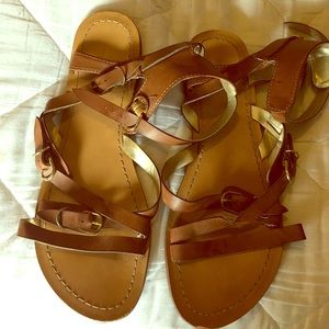 Michael Kors Brown strapping sandals